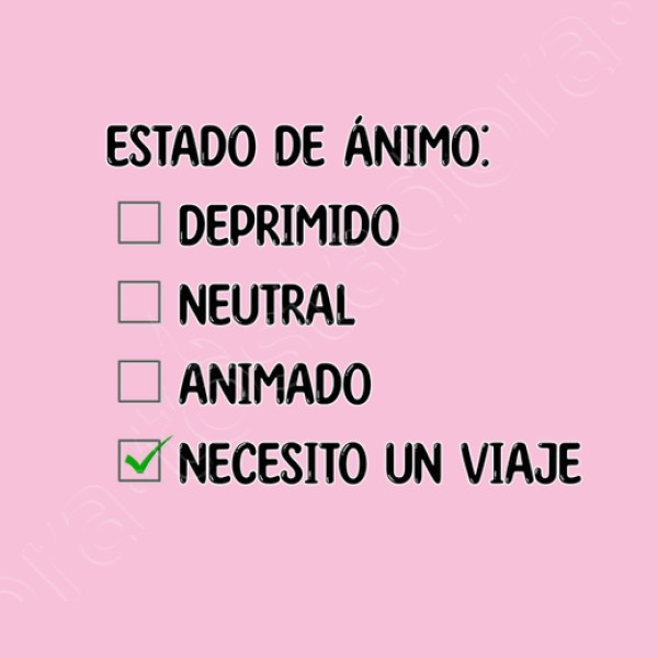 Necesito un viaje - fondo claro