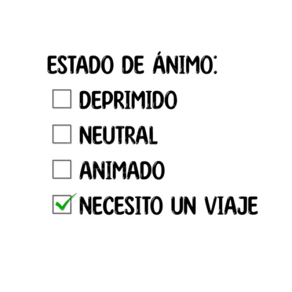 Necesito un viaje - fondo claro