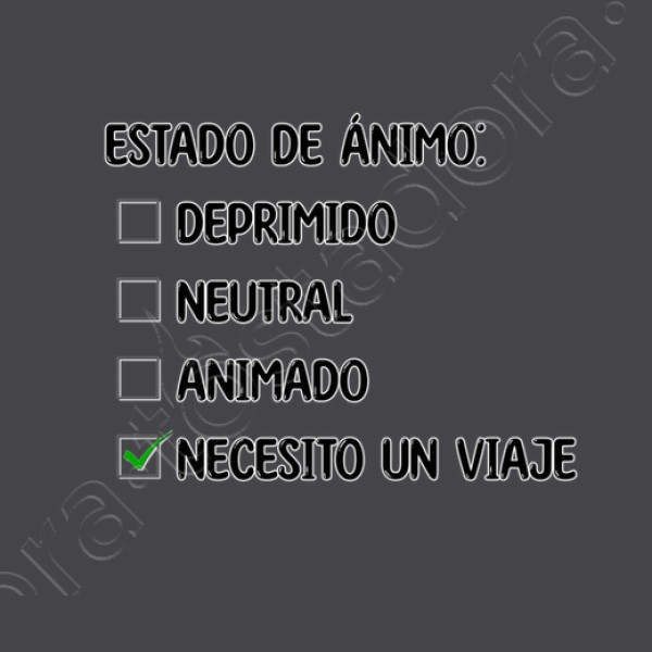 Necesito un viaje - fondo claro