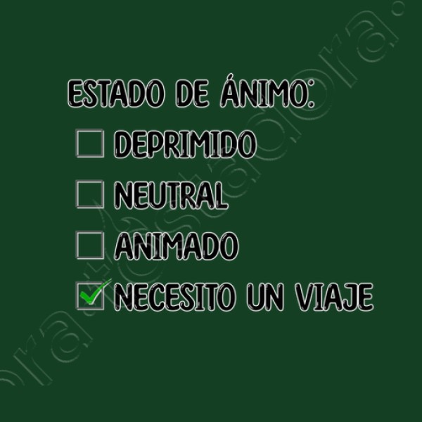 Necesito un viaje - fondo claro