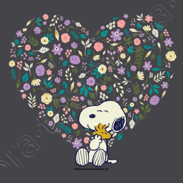 Snoopy Woodstock hearts