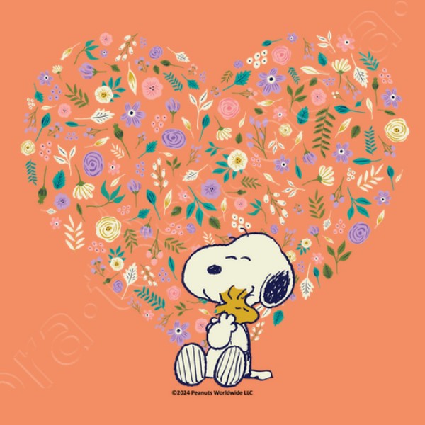 Snoopy Woodstock hearts