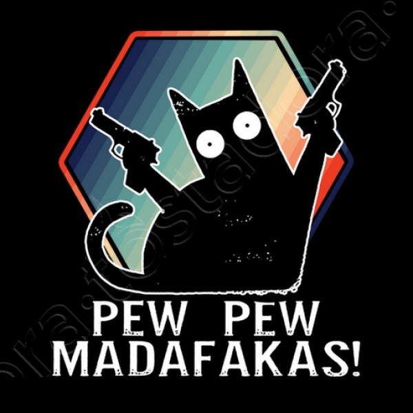 Pew Pew Madafakas gato gracioso