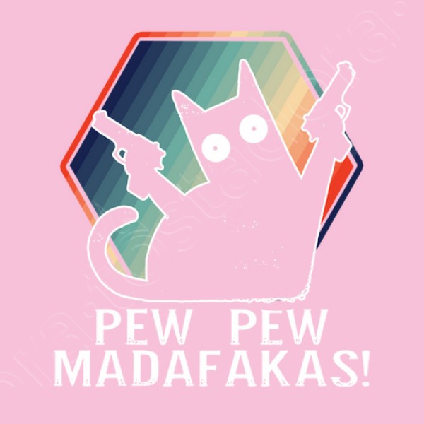 Pew Pew Madafakas gato gracioso