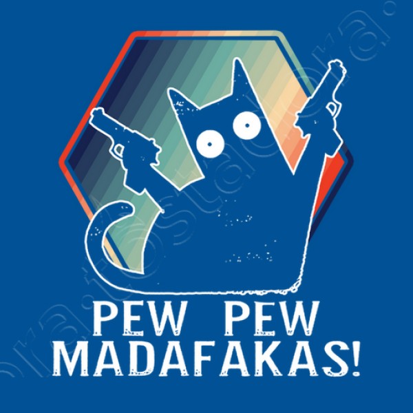 Pew Pew Madafakas gato gracioso