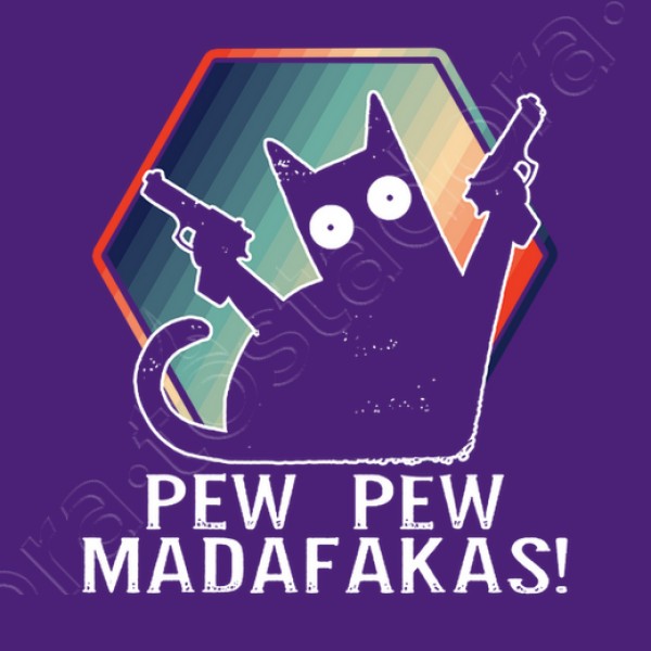 Pew Pew Madafakas gato gracioso