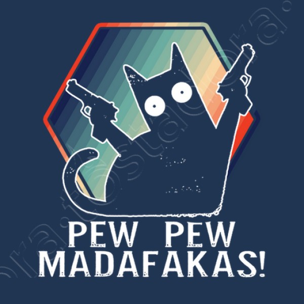 Pew Pew Madafakas gato gracioso