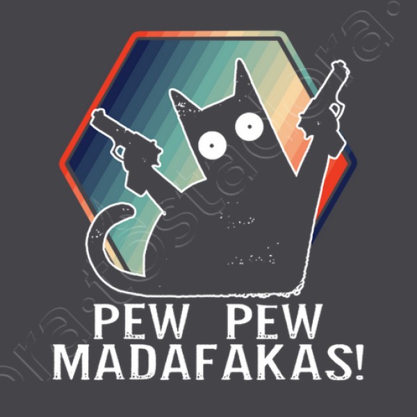 Pew Pew Madafakas gato gracioso
