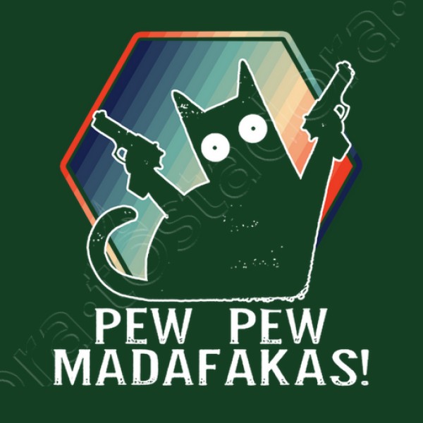 Pew Pew Madafakas gato gracioso