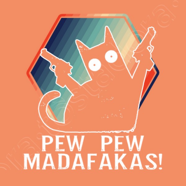 Pew Pew Madafakas gato gracioso