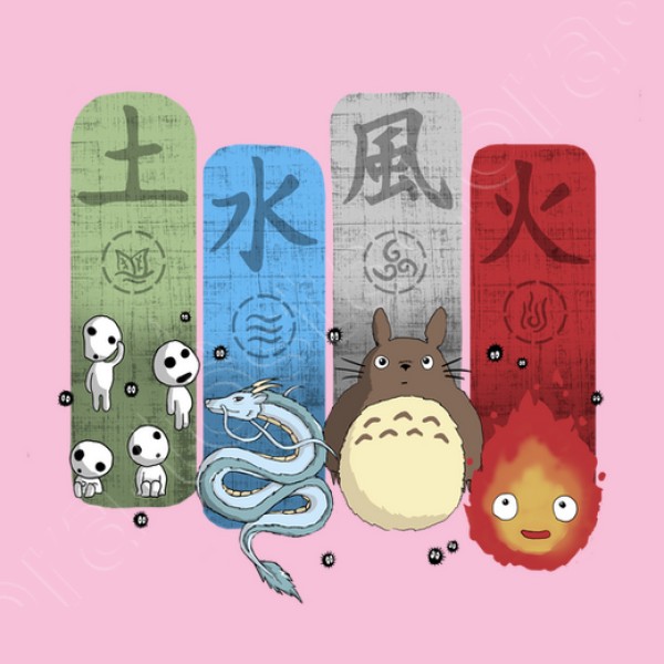 Ghibli Elemental Charms
