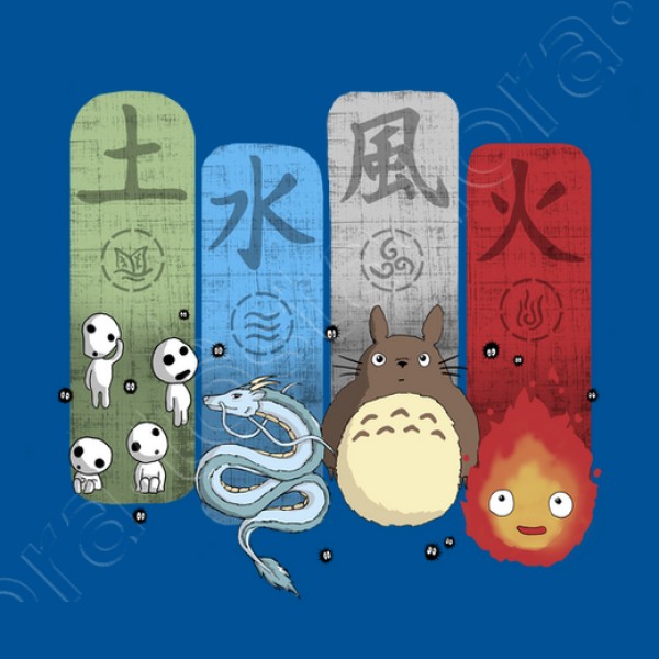 Ghibli Elemental Charms