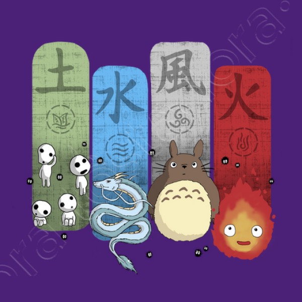 Ghibli Elemental Charms