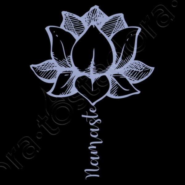 Camiseta deporte mujer Yoga lotus how to meditate namaste lotus