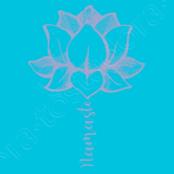 Camiseta deporte mujer Yoga lotus how to meditate namaste lotus