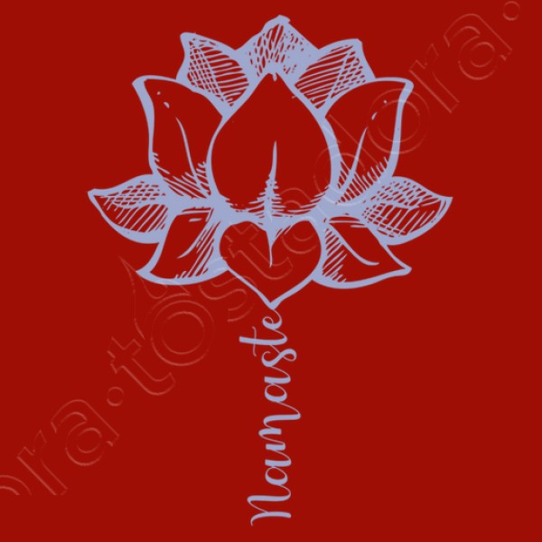 Camiseta deporte mujer Yoga lotus how to meditate namaste lotus
