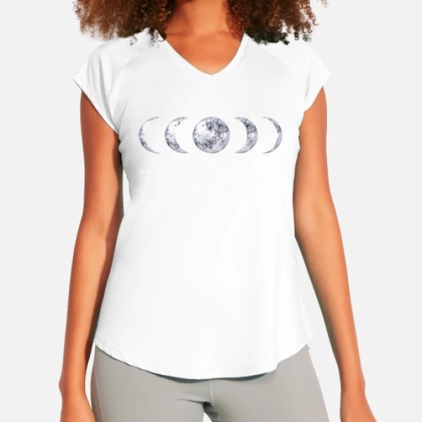 Camiseta Deportiva Mujer Fases Lunares, Solo Es Una Fase