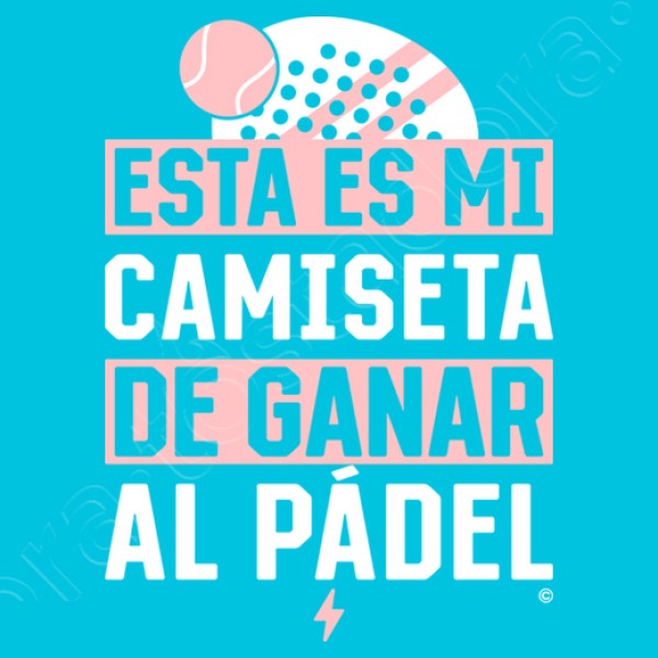 Mi camiseta de ganar al pu00e1del