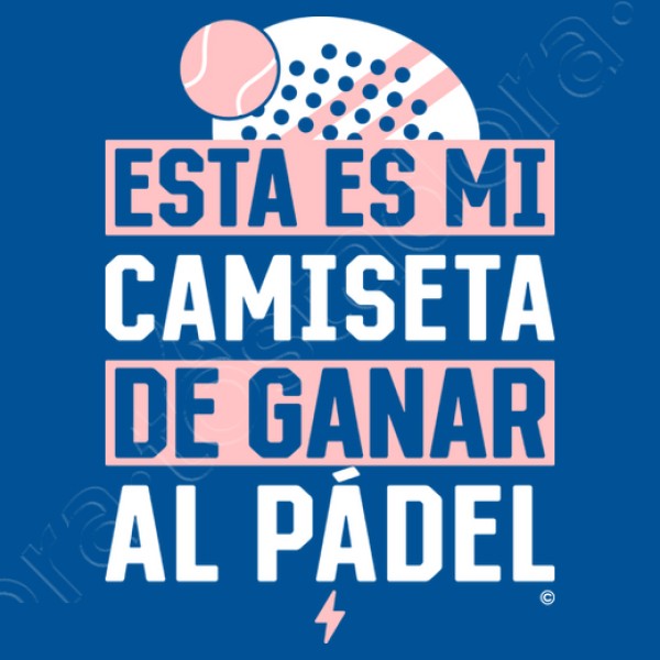 Mi camiseta de ganar al pu00e1del