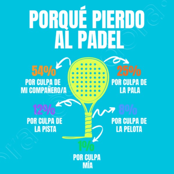 porque pierdo padel divertido jugador