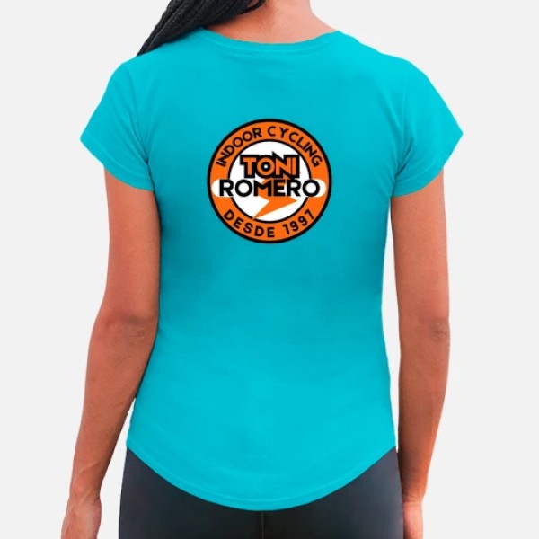 Mujer, deportiva fitness, negra