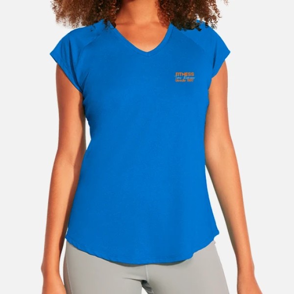 Mujer, deportiva fitness, negra