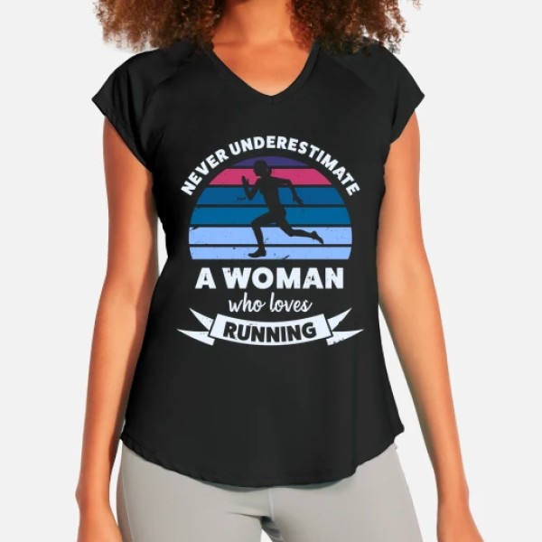 mujer que ama correr divertido regalo d