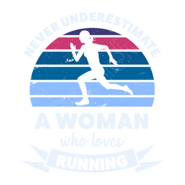 mujer que ama correr divertido regalo d