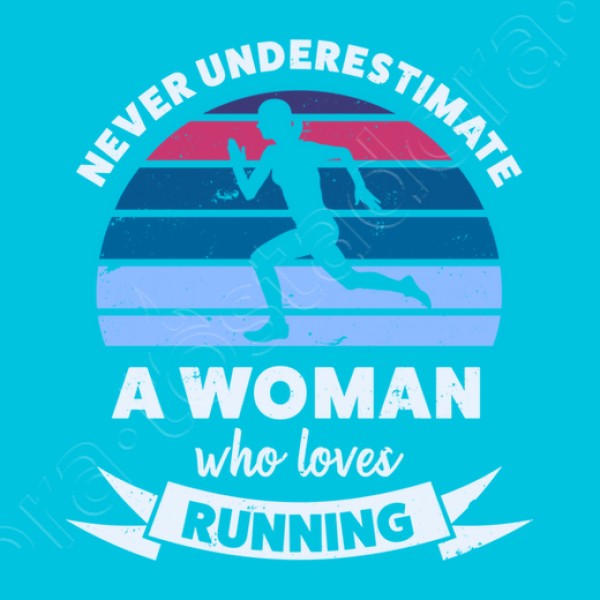 mujer que ama correr divertido regalo d