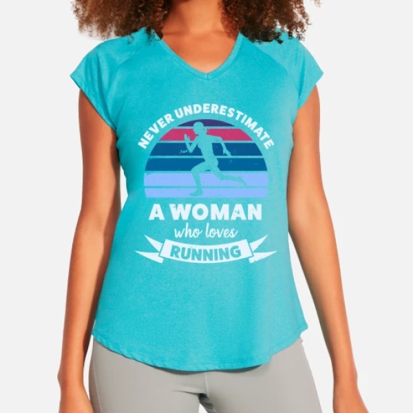 mujer que ama correr divertido regalo d