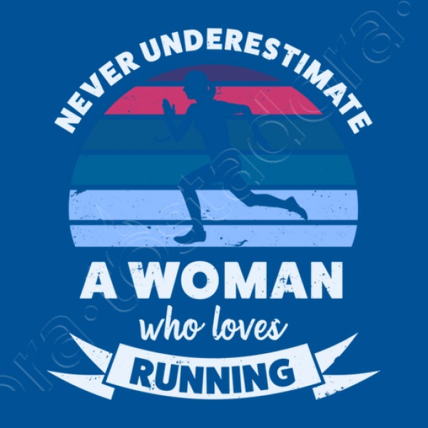 mujer que ama correr divertido regalo d