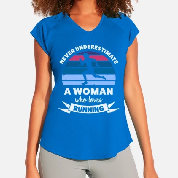 mujer que ama correr divertido regalo d