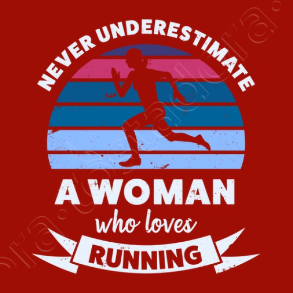 mujer que ama correr divertido regalo d