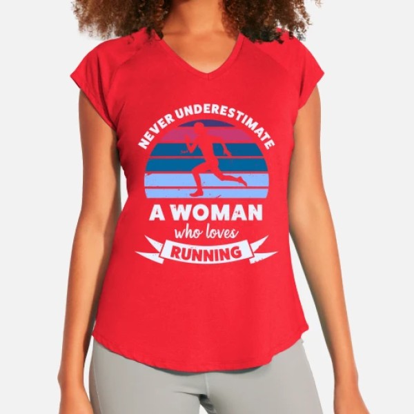 mujer que ama correr divertido regalo d