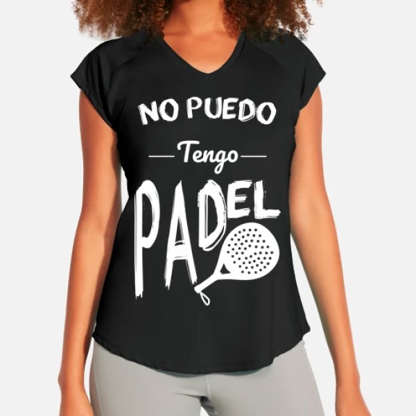 Camiseta deporte mujer No puedo tengo padel