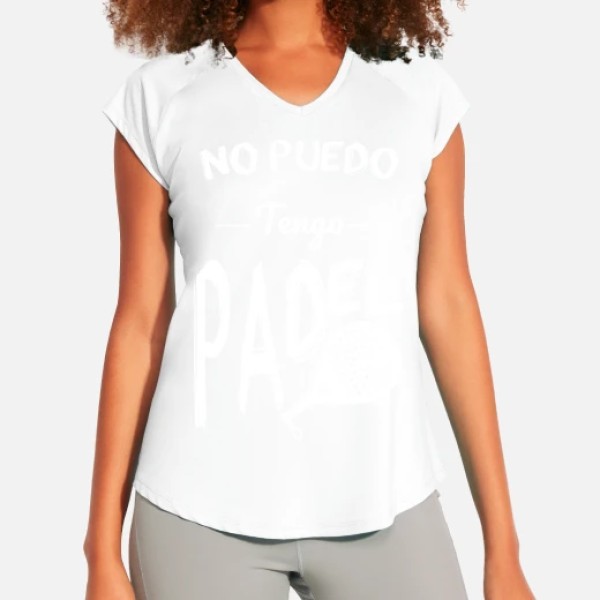 Camiseta deporte mujer No puedo tengo padel