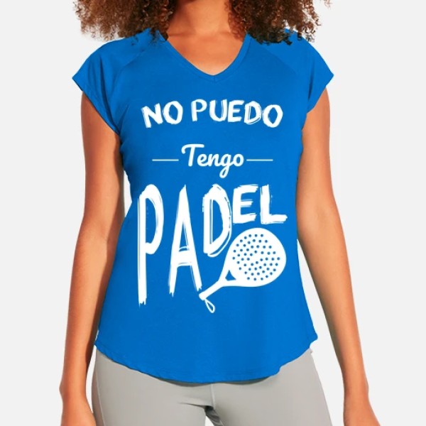 Camiseta deporte mujer No puedo tengo padel