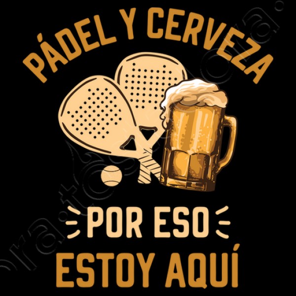 padel y cerveza jugador de padel