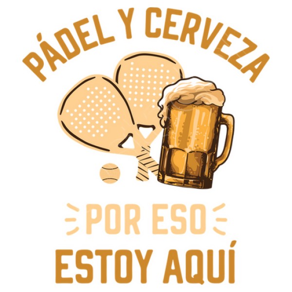 padel y cerveza jugador de padel