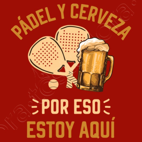 padel y cerveza jugador de padel