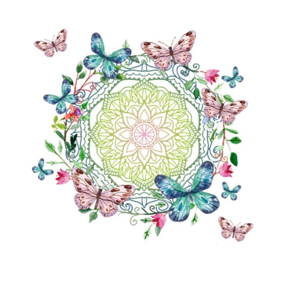 Mandala butterfly
