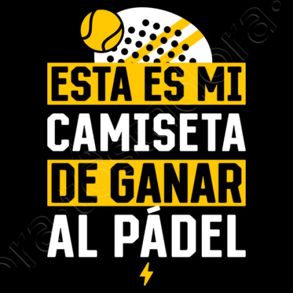Mi camiseta de ganar al pu00e1del