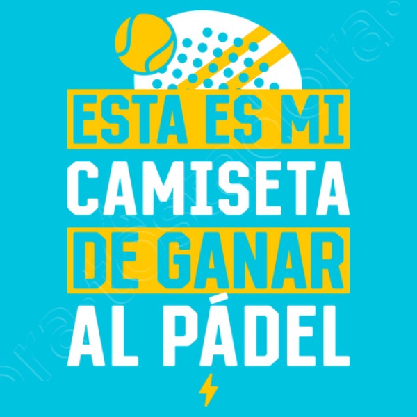 Mi camiseta de ganar al pu00e1del