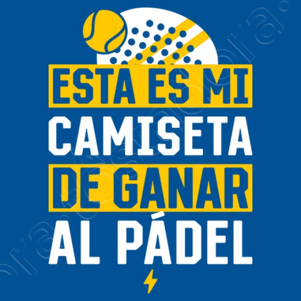 Mi camiseta de ganar al pu00e1del