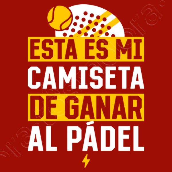 Mi camiseta de ganar al pu00e1del
