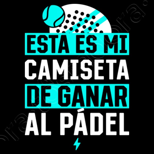 Mi camiseta de ganar al pu00e1del