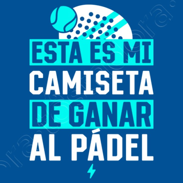 Mi camiseta de ganar al pu00e1del