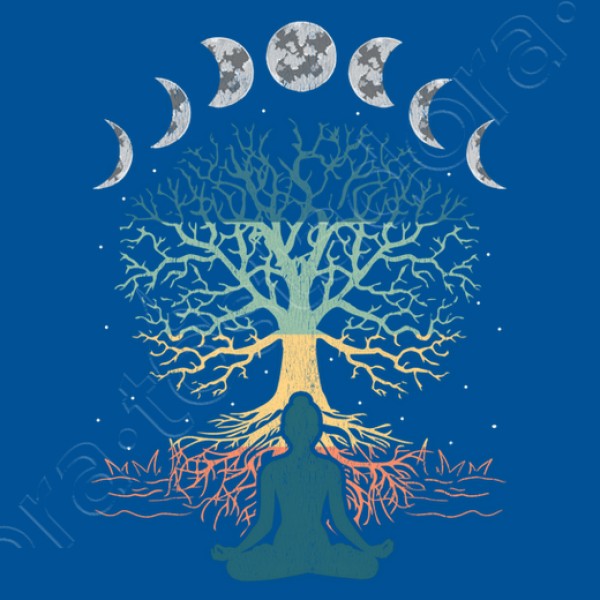 u00c1rbol De La Vida Yoga Fases Lunares Meditaciu00f3n Espiritual Zen Budismo