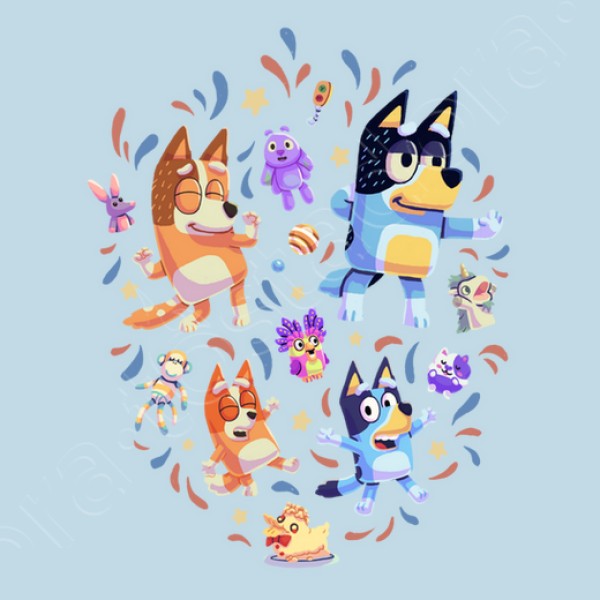 Modo Baile Bluey Bandit Chilli Bingo