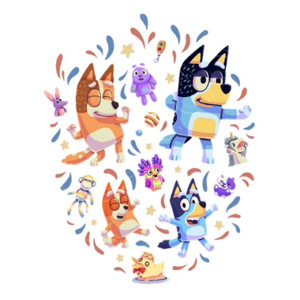 Modo Baile Bluey Bandit Chilli Bingo
